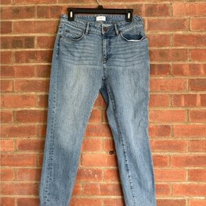 J12 LOFT Classic Blue Straight Leg Jeans size 8